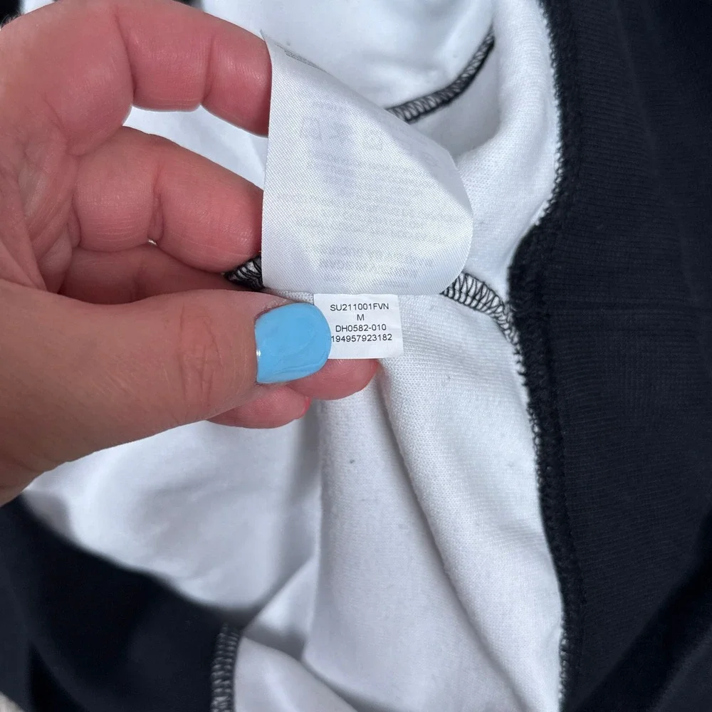 Jordan Hoodie Mens Medium Black White‎ Colorblock Zion Williamson Dri FIT Hoodie